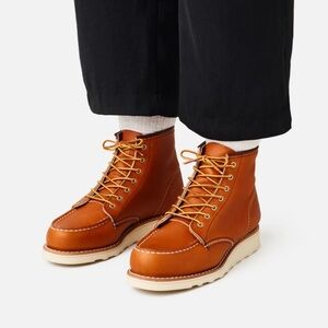 Red Wing Classic Moc Boot Women’s 7.5 Leather Oro